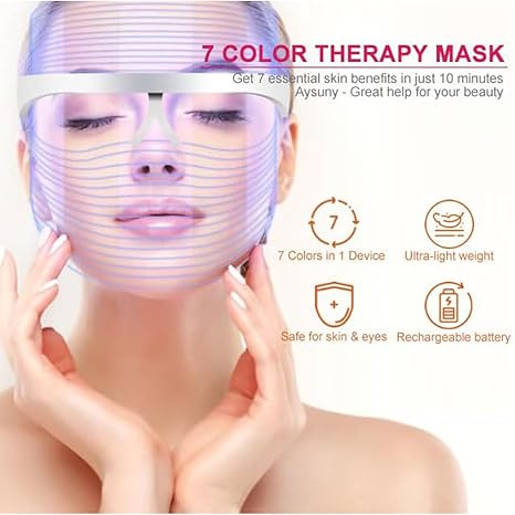 123. 3 In 1 LED Light Therapy Face Mask