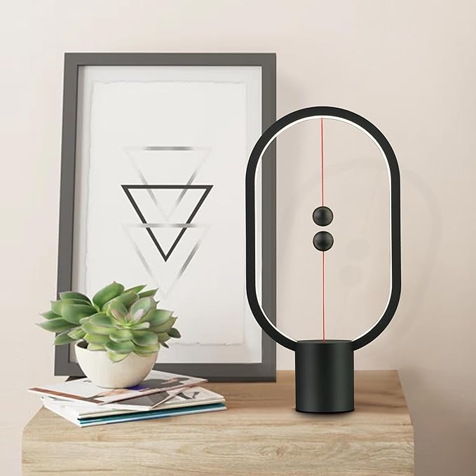 Magnetic Ball Switch LED Lamp