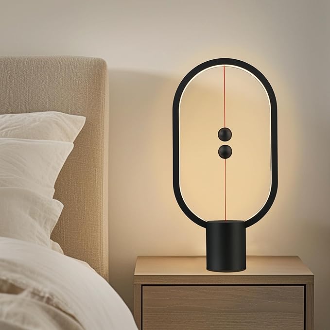 Magnetic Ball Switch LED Lamp
