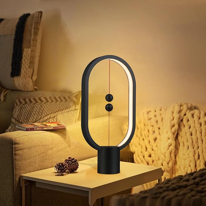 Magnetic Ball Switch LED Lamp