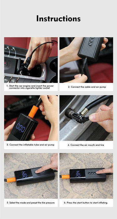 Portable Car Tyre Inflator
